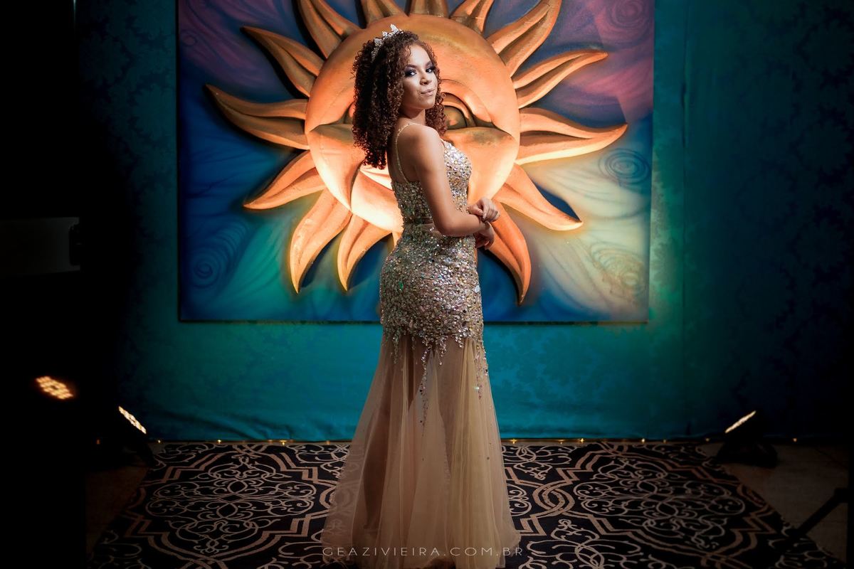 recepção de 15 anos vestido