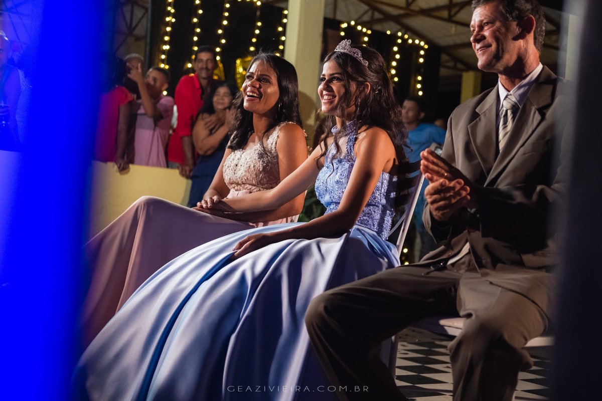 homenagem em festa de 15 anos 