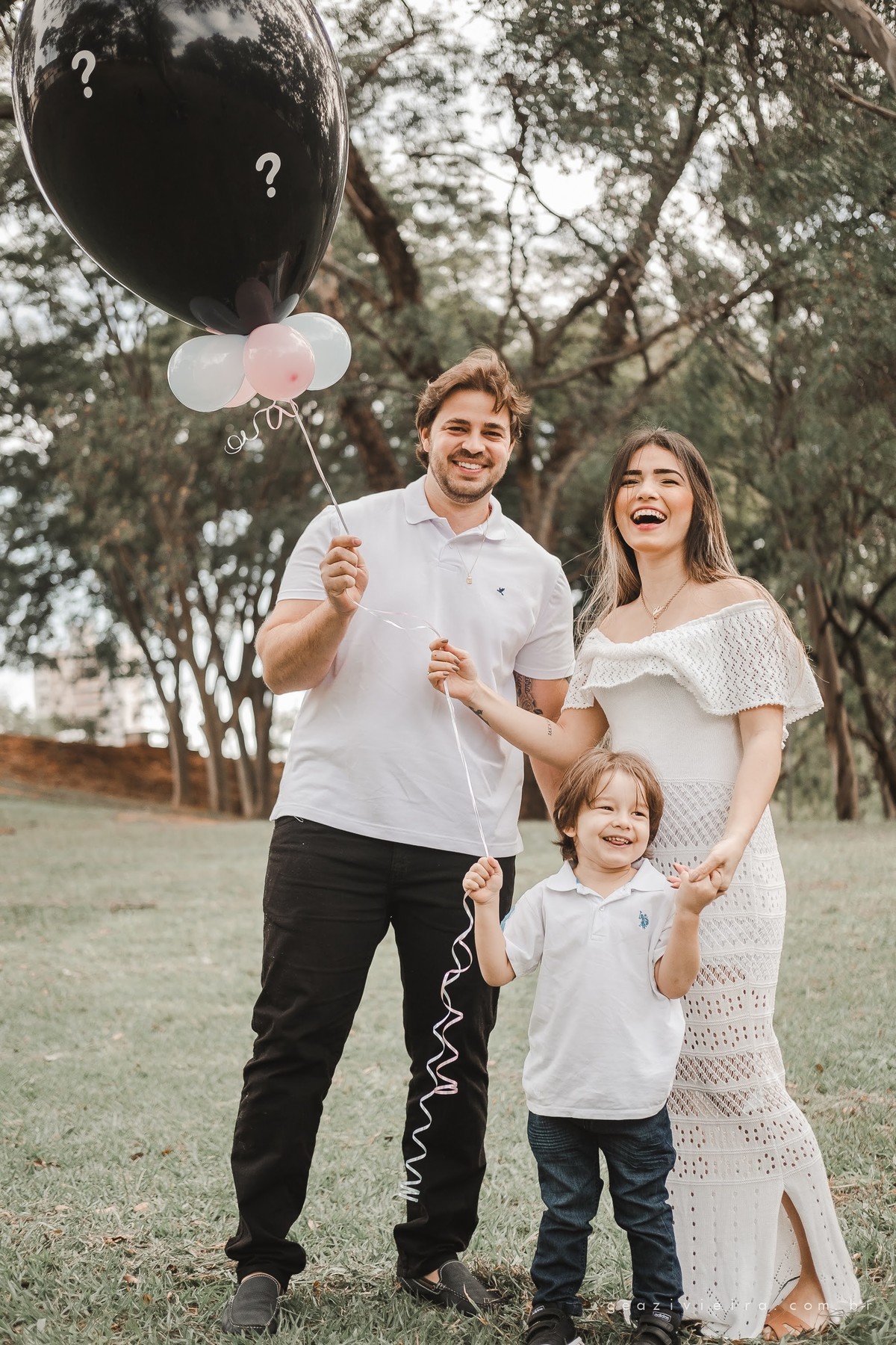 cha revelação ao ar livre 