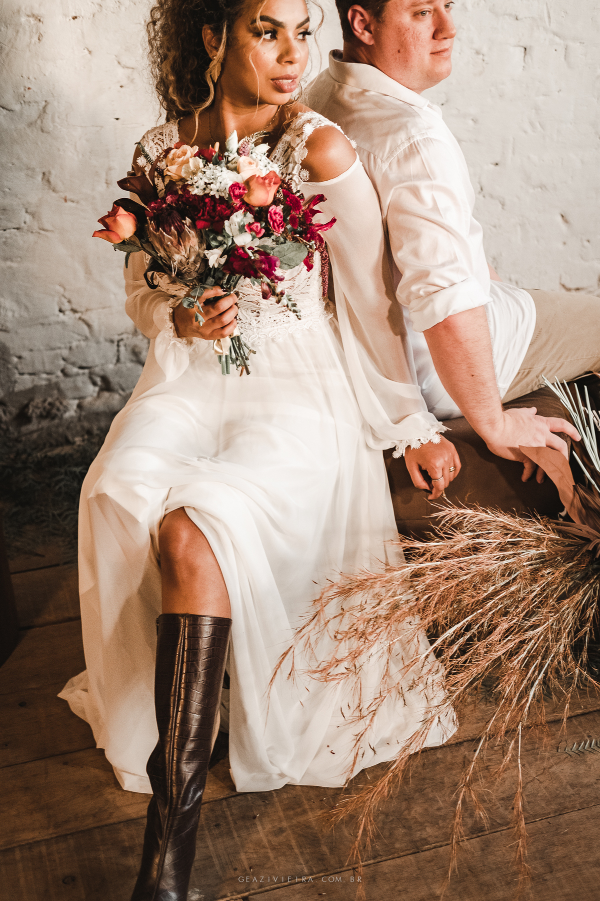 Ensaio com decoração Boho