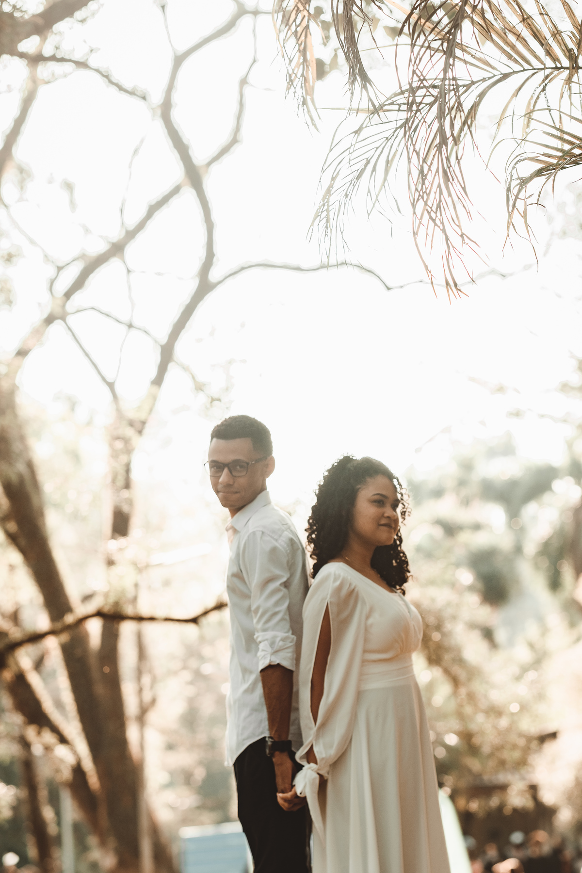 ensaio de casal ao ar livre