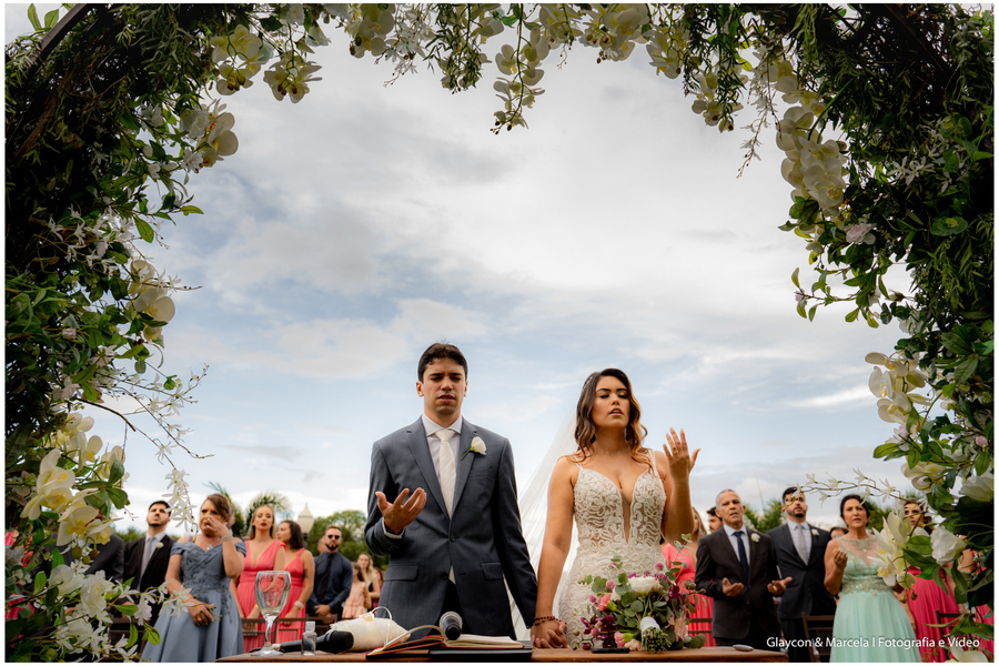 Fotografo de casamento em Contagem - Minas Gerais - Casamento ao ar livre em Contagem 