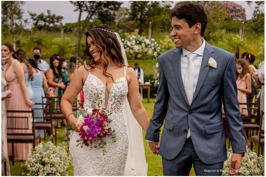 Fotografo de casamento em Contagem - Minas Gerais - Casamento ao ar livre em Contagem 
