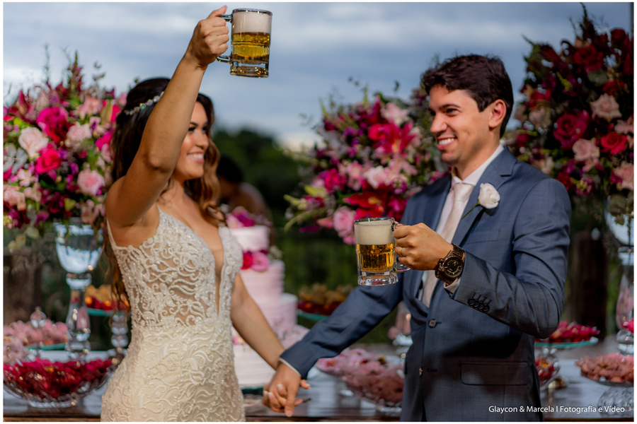 Fotografo de casamento em Contagem - Minas Gerais - Casamento ao ar livre em Contagem 