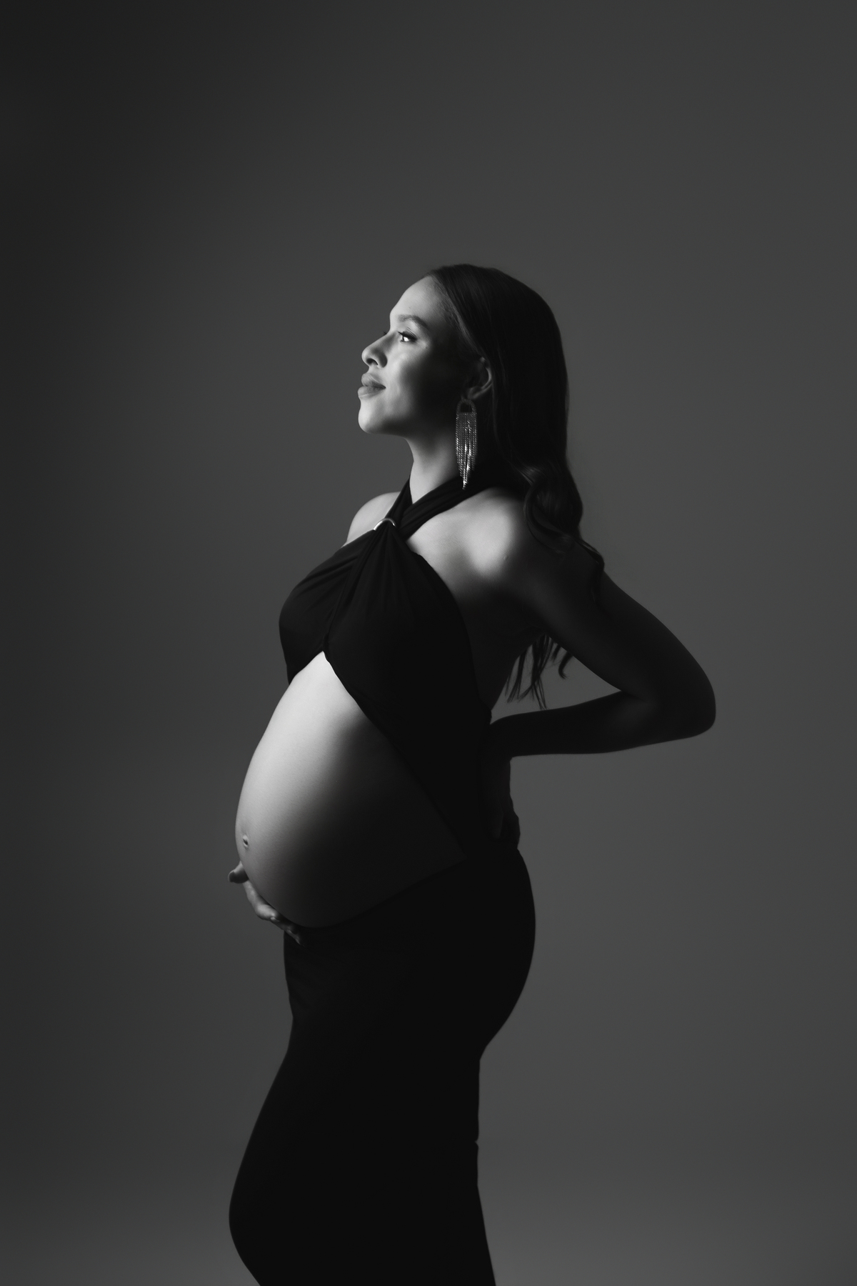 fotografa de gestante maringa, fotografia elegante, sessão fotográfica de gestante 