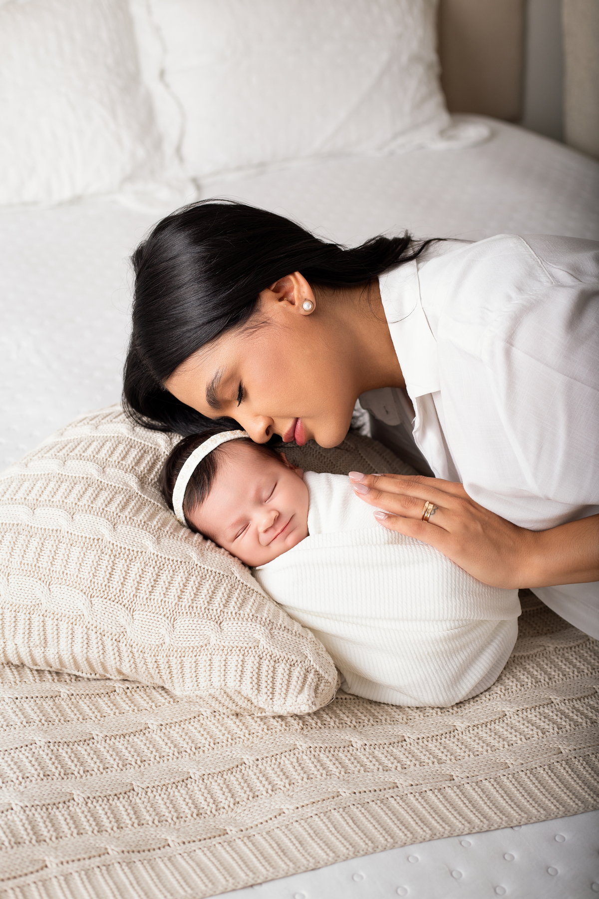 Estudio fotografico Maringa, ensaio newborn mamãe e bebê 