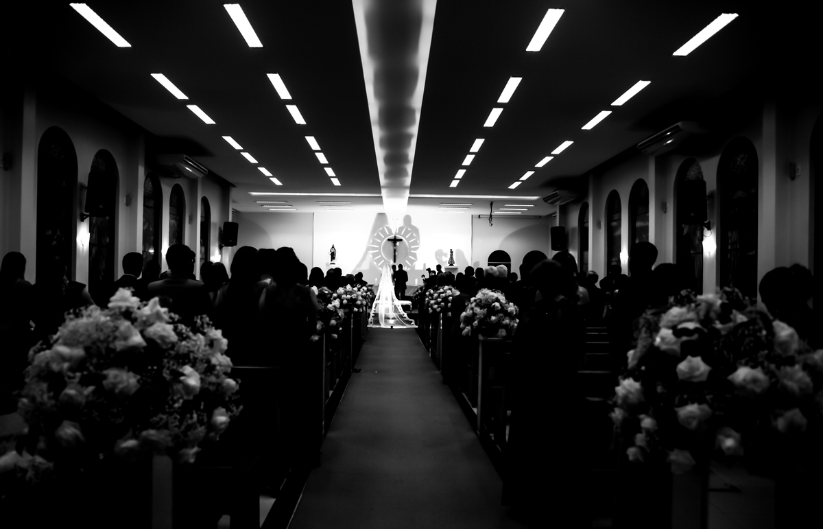 foto criativa de casamento