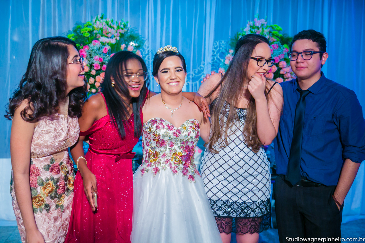 fotografia com os amigos 15 anos