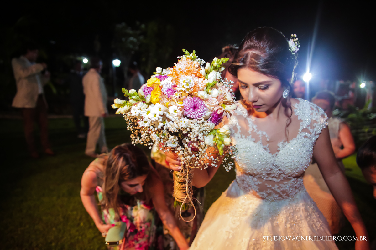 buque de noiva casamento no sitio caminho real