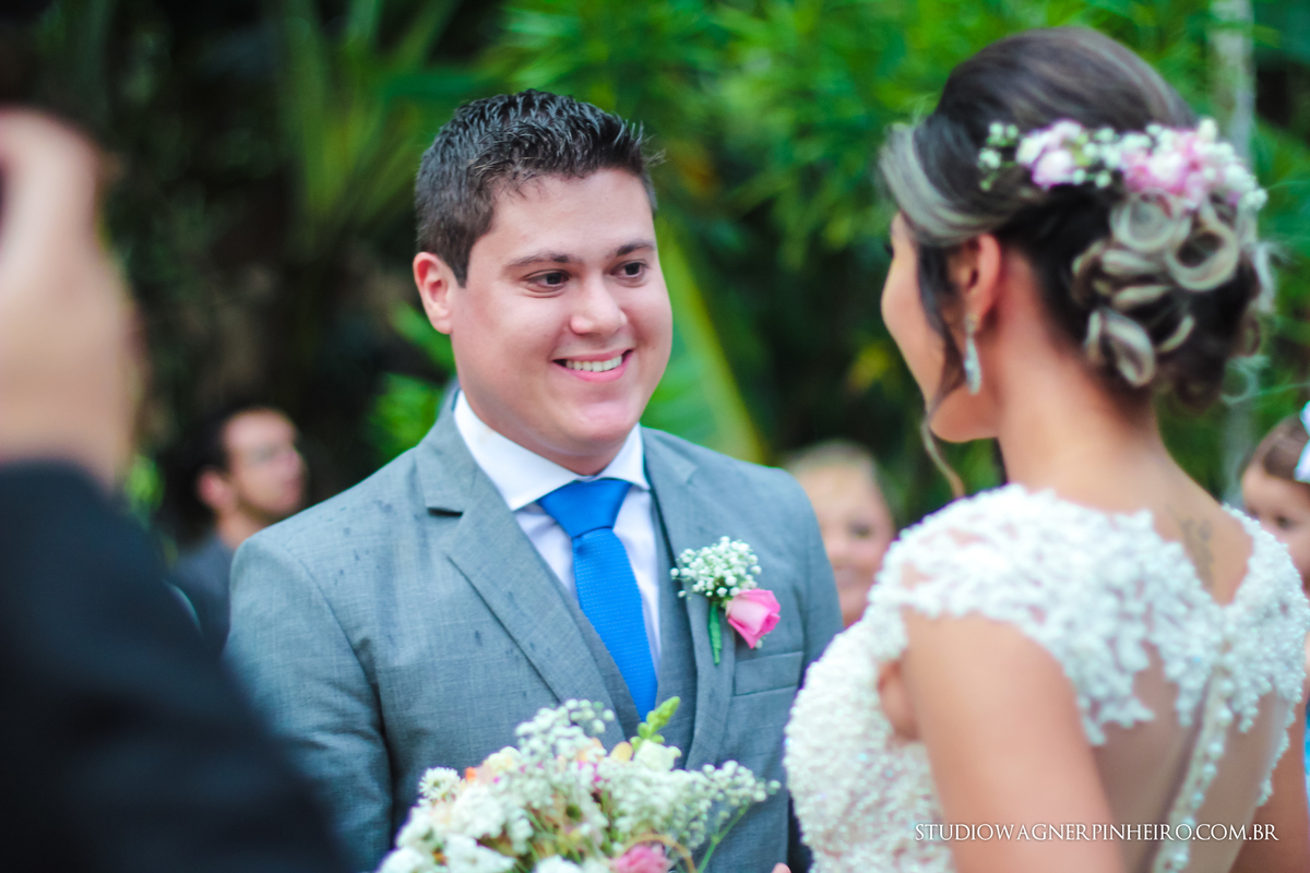 foto linda de casamento casamento no sitio caminho real