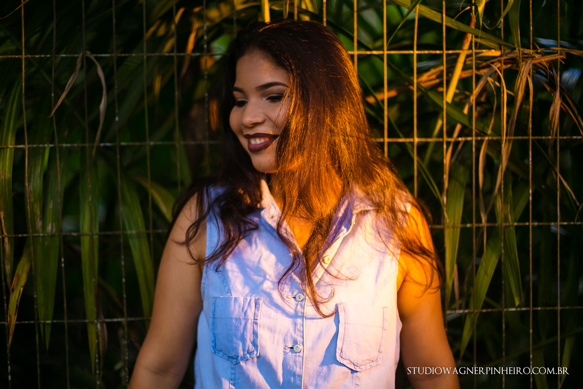 fotografia com luz do por do sol