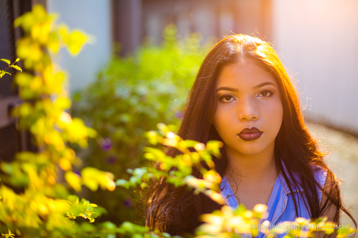 fotografia no jardim