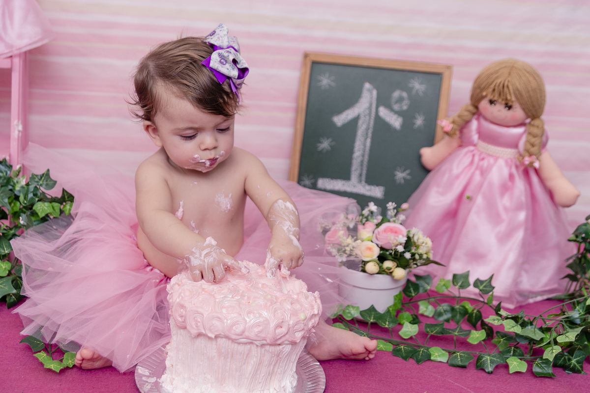 Ensaio smash the cake