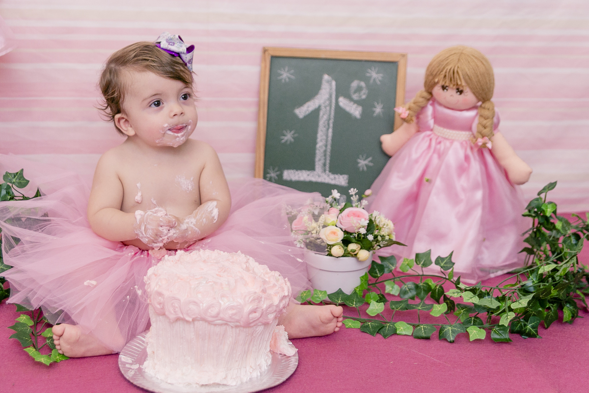 Ensaio smash the cake