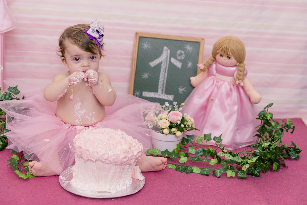 Ensaio smash the cake