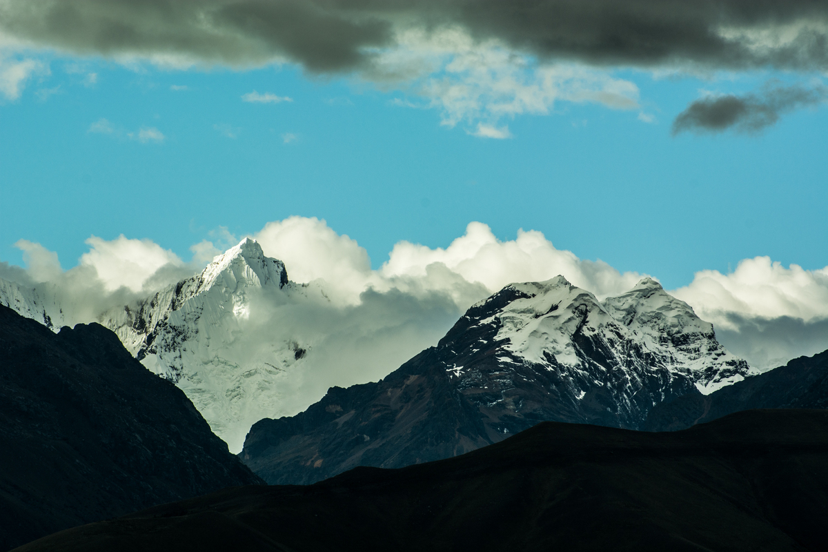 Região da Laguna Wilcacocha, na Cordillera Negra, em Huaraz, Peru Um excelente mirante para a Cordillera Blanca.