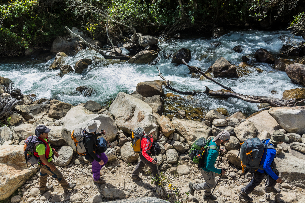 Treking na Quebrada Santa Cruz