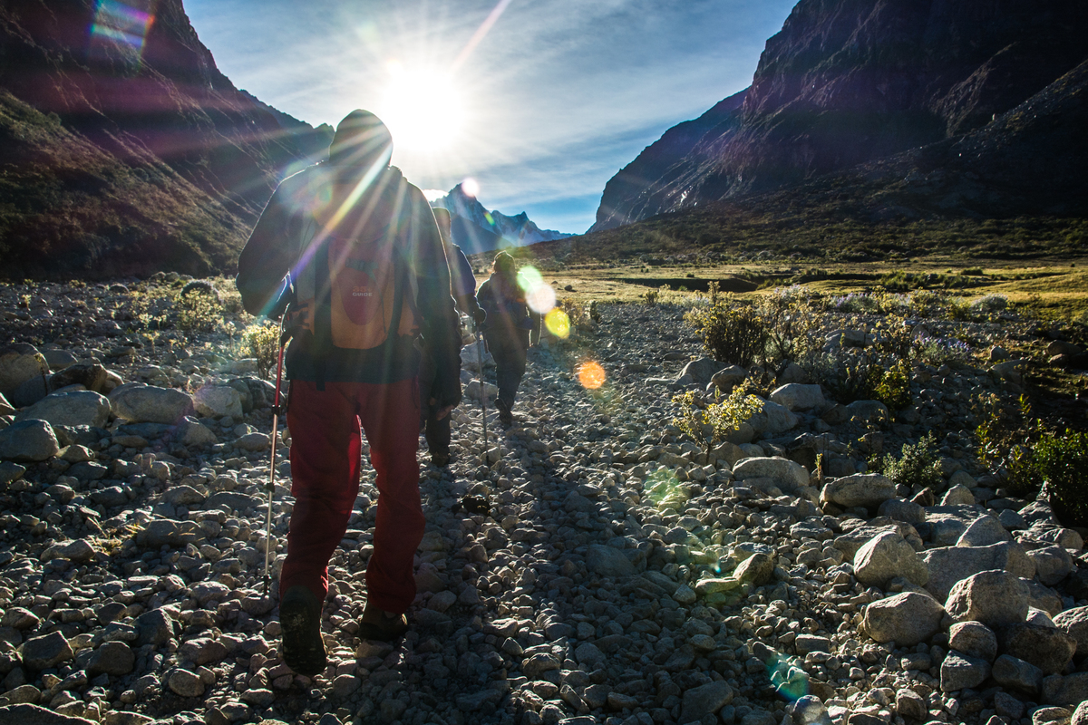 Início do Segundo dia do Trekking Santa Cruz