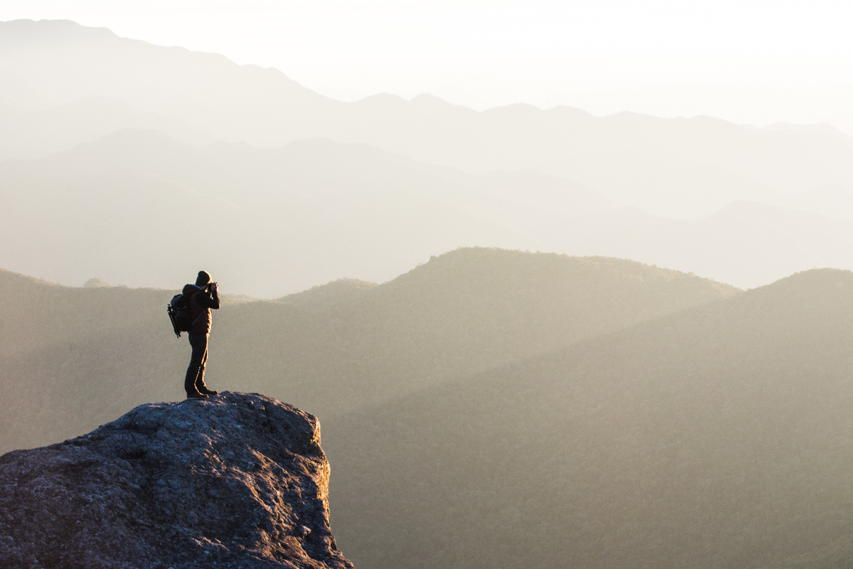 Fotógrafo na Pedra do Camelo