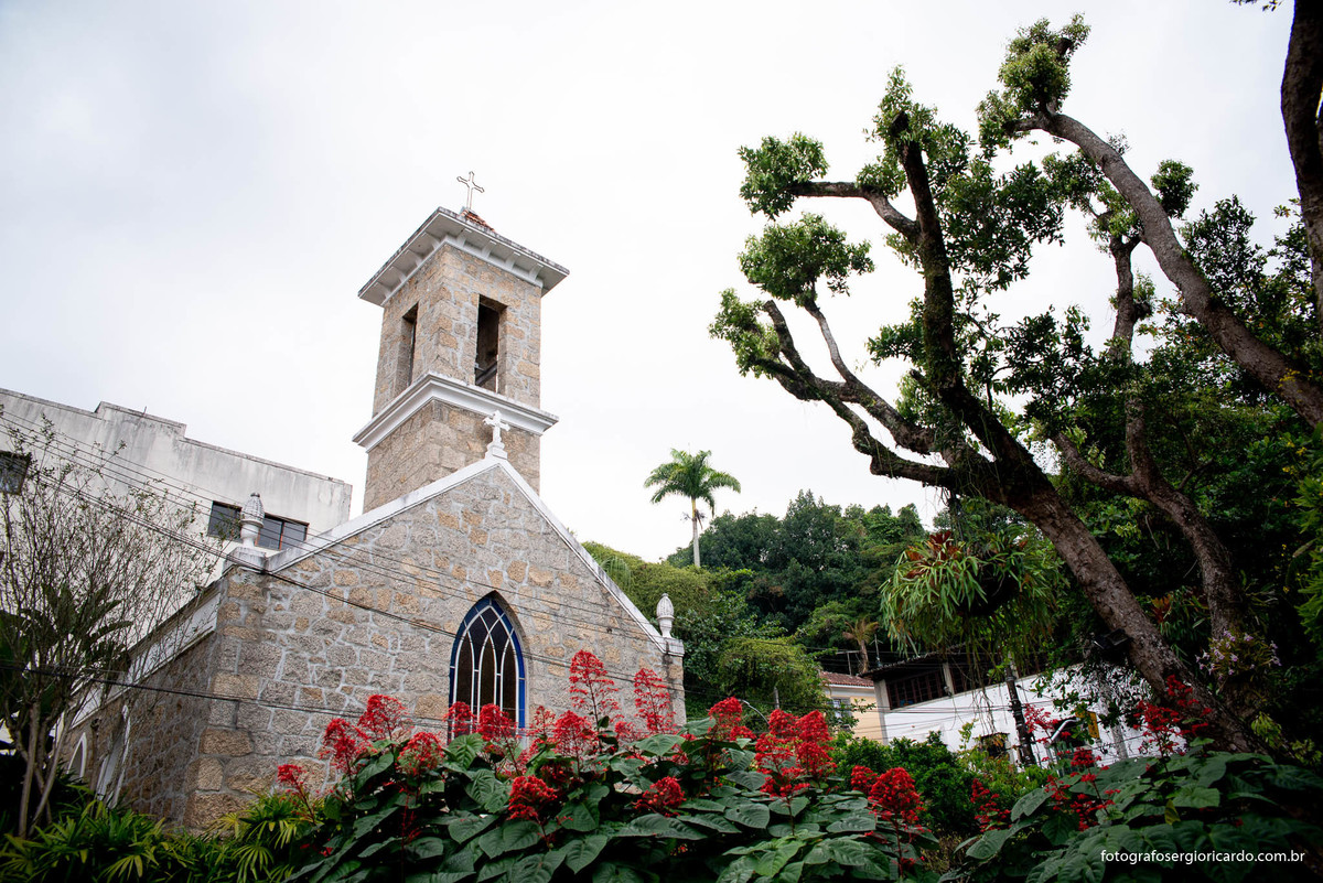 Imagem da capela santa ignez no bairro da gávea no rio de janeiro