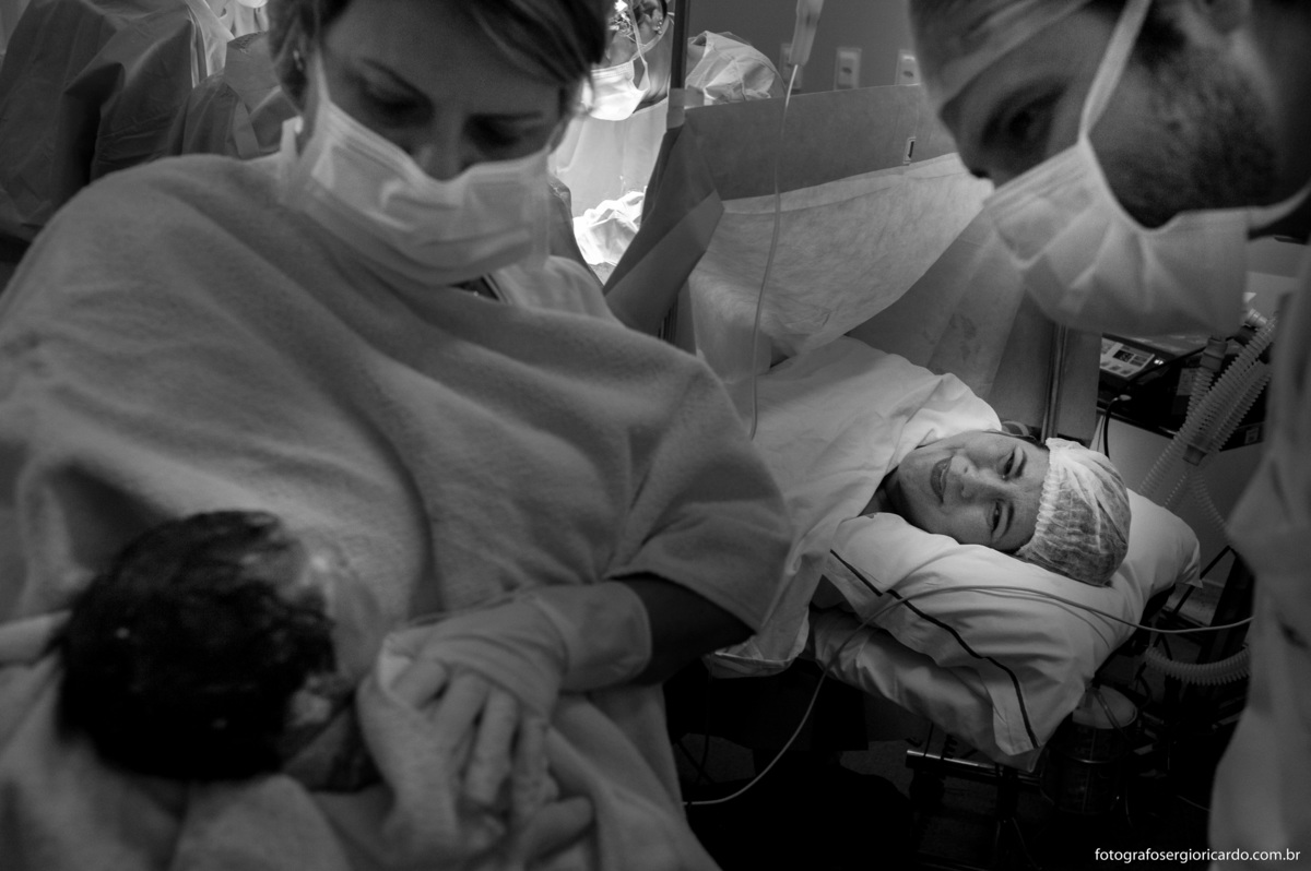 Fotografia de parto na Perinatal da Barra no Rio de Janeiro