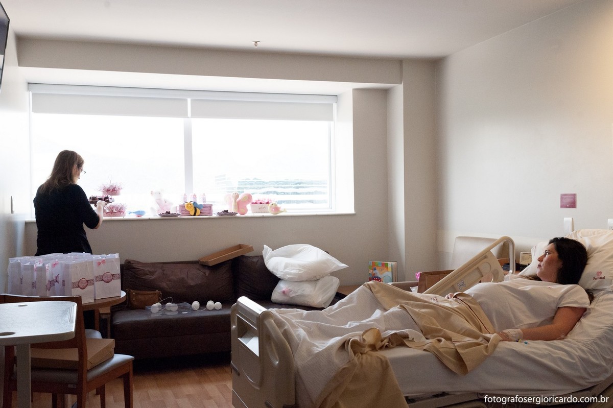 Decoração do quarto para a chegada da filha na Perinatal Barra no Rio de Janeiro