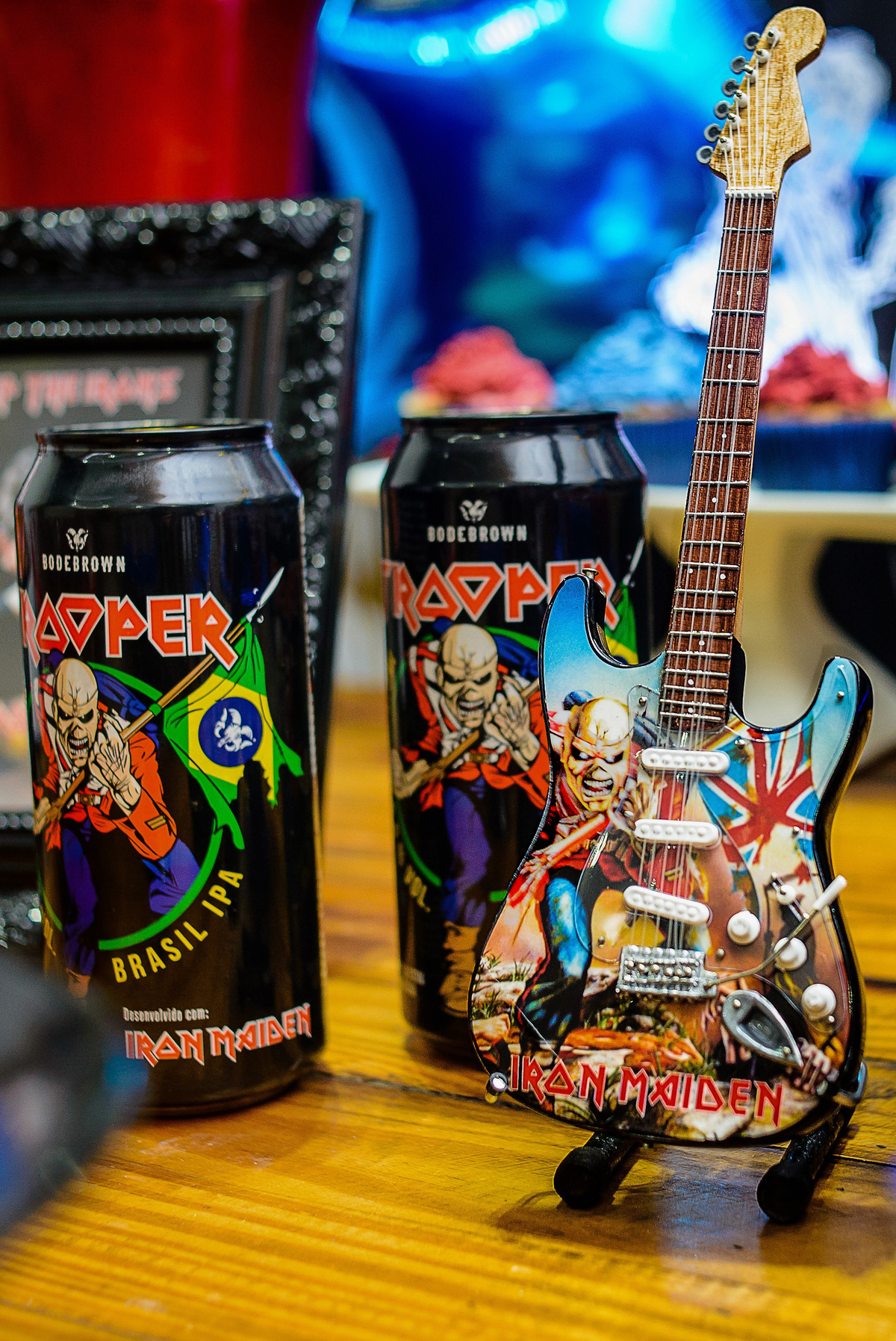 bodebrown beer ipa trooper iron maiden theme mini guitar trooper