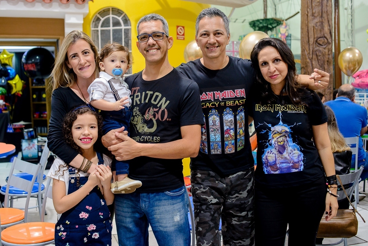 photography kids party iron maiden theme portrait guests
