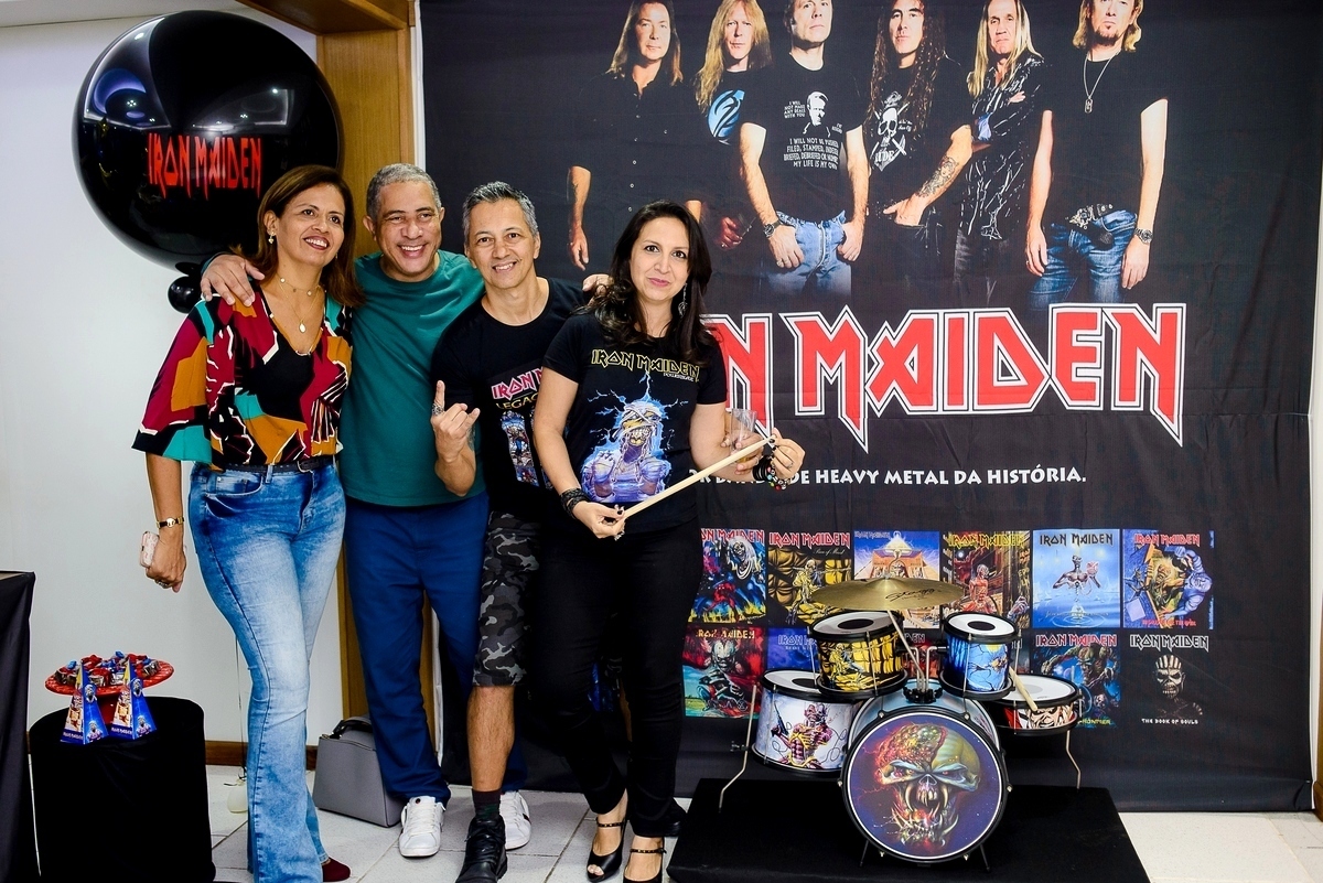 photography kids party iron maiden theme portrait guests