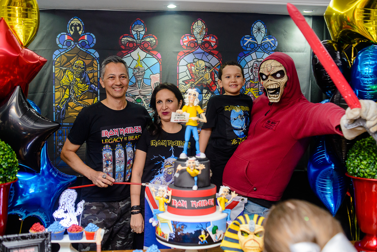 photography party kids theme iron maiden the trooper eddie the head