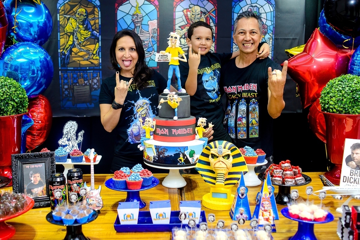 iron maiden kids party photography eddie the head congratulations