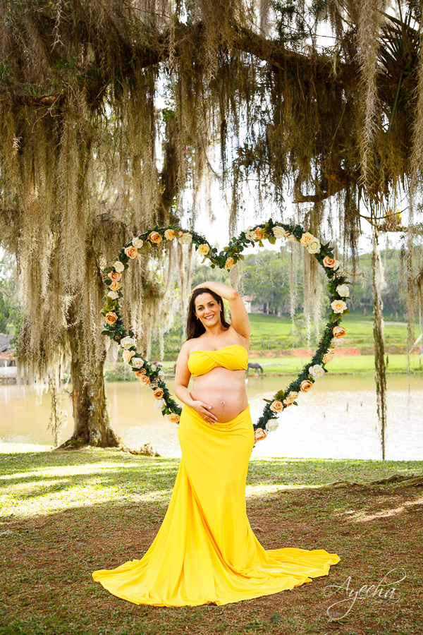 Chácara Ienkot - Ensaio Gestante Curitiba - Look Gestante