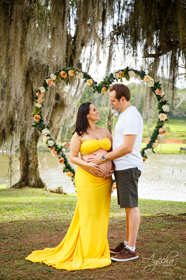 Chácara Ienkot - Ensaio Gestante Curitiba - Look Gestante