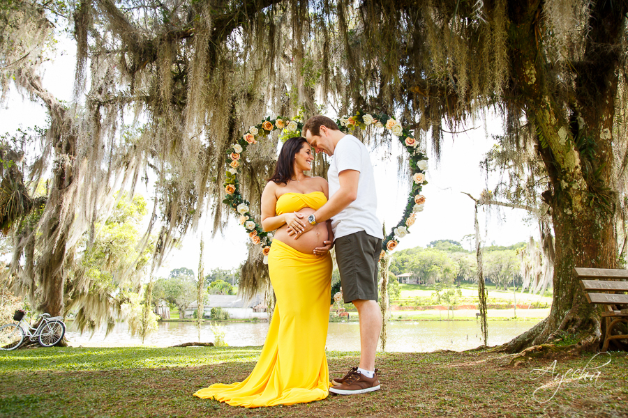 Chácara Ienkot - Ensaio Gestante Curitiba - Look Gestante