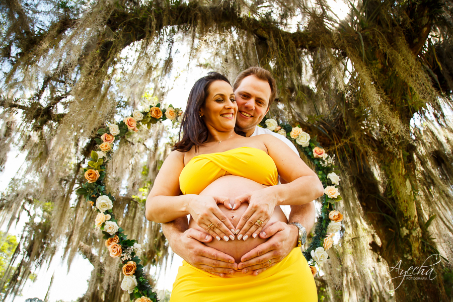 Chácara Ienkot - Ensaio Gestante Curitiba - Look Gestante