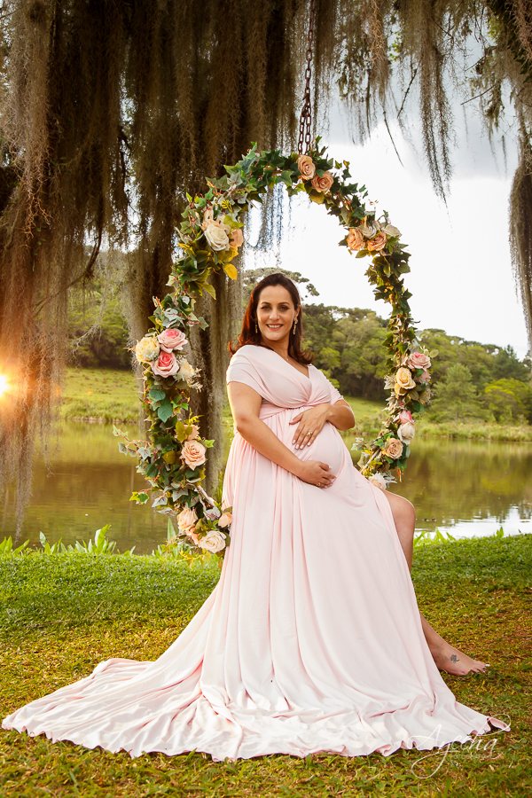 Chácara Ienkot - Ensaio Gestante Curitiba - Look Gestante