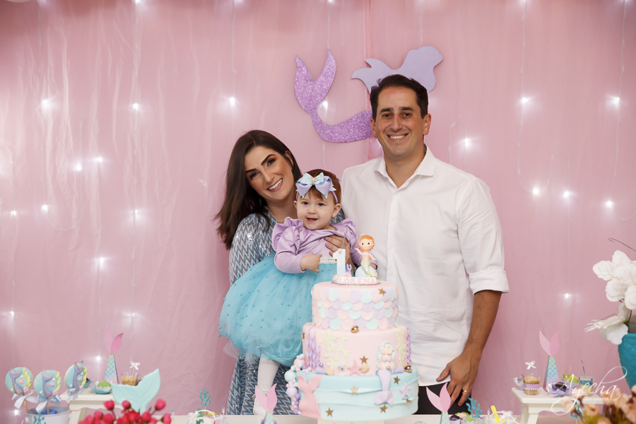 Decoração sereia; fundo do mar, aniversário infantil, aniversario de um ano, deborah ayecha fotografia, fotografia infantil curitiba