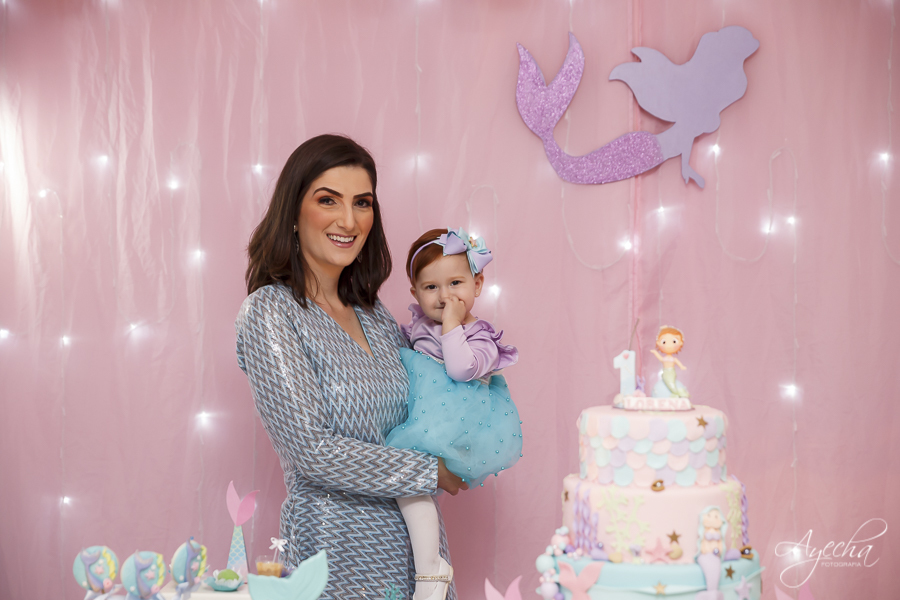 Decoração sereia; fundo do mar, aniversário infantil, aniversario de um ano, deborah ayecha fotografia, fotografia infantil curitiba