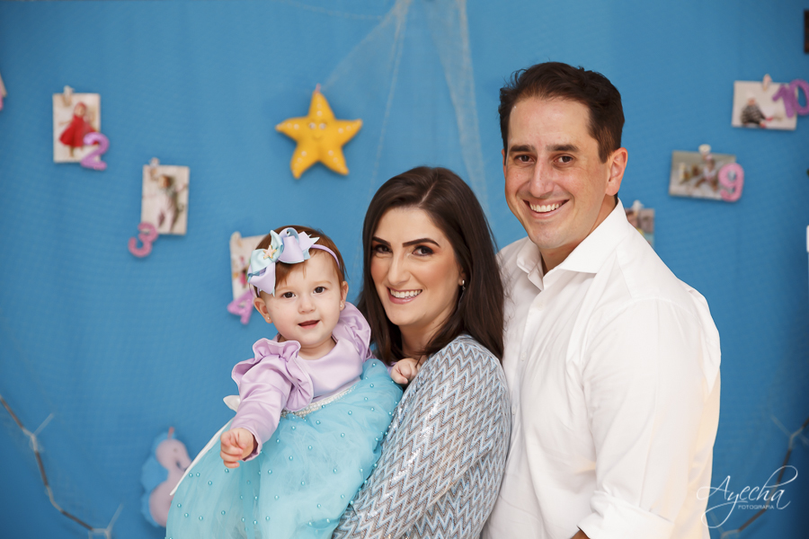 Decoração sereia; fundo do mar, aniversário infantil, aniversario de um ano, deborah ayecha fotografia, fotografia infantil curitiba; fotografia de família 