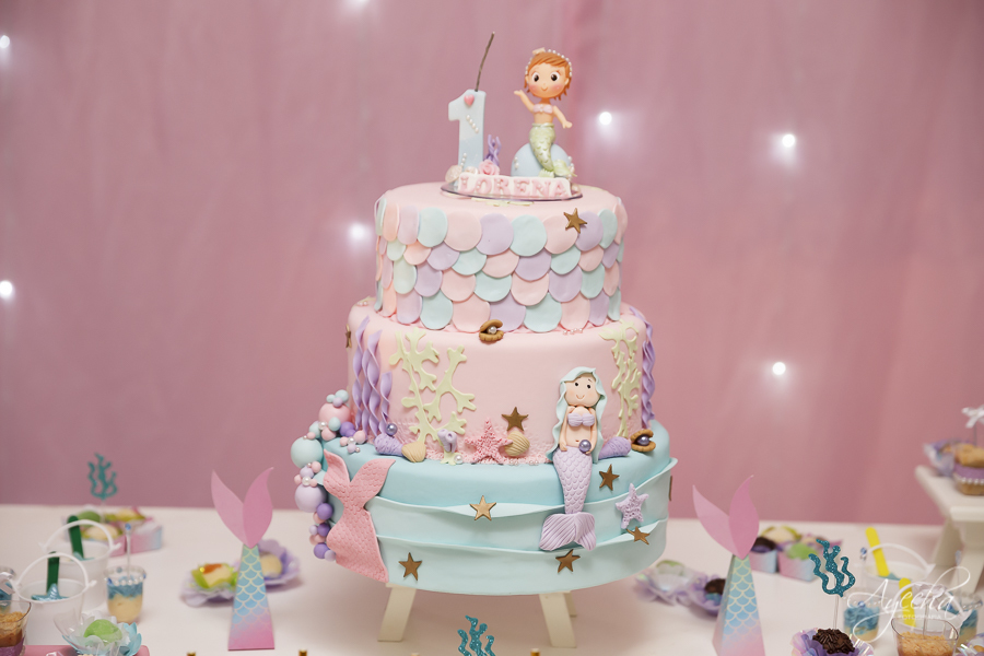 Decoração sereia; fundo do mar, aniversário infantil, aniversario de um ano, deborah ayecha fotografia, fotografia infantil curitiba