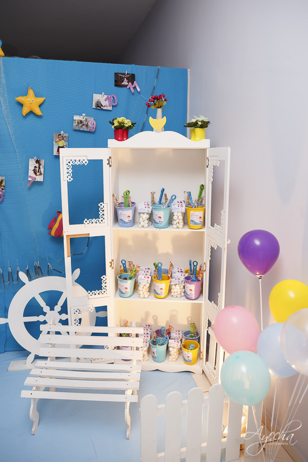 Decoração sereia; fundo do mar, aniversário infantil, aniversario de um ano, deborah ayecha fotografia, fotografia infantil curitiba