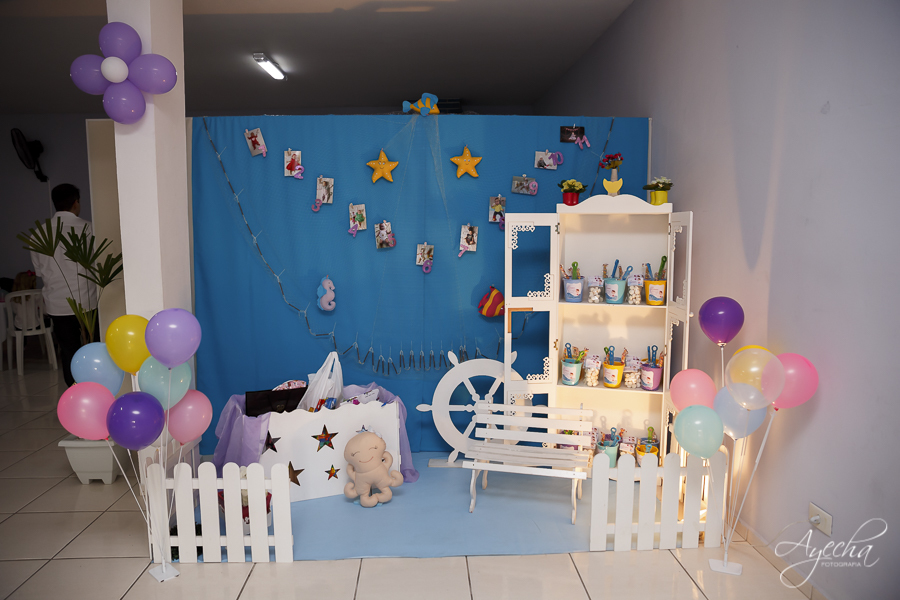Decoração sereia; fundo do mar, aniversário infantil, aniversario de um ano, deborah ayecha fotografia, fotografia infantil curitiba