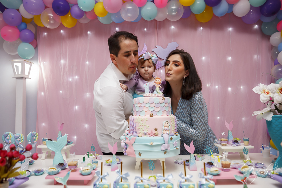 Decoração sereia; fundo do mar, aniversário infantil, aniversario de um ano, deborah ayecha fotografia, fotografia infantil curitiba