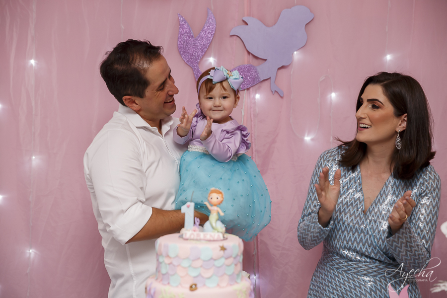 Decoração sereia; fundo do mar, aniversário infantil, aniversario de um ano, deborah ayecha fotografia, fotografia infantil curitiba