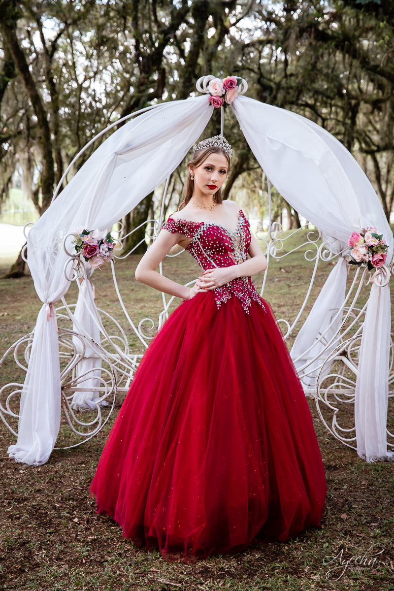 Ensaio de 15 anos; 15 anos Curitiba; Debutante; Chácara ensaio fotográfico Curitiba; Fotografa Piraquara; Vestidos debutante Curitiba; São José dos Pinhais; Quatro Barras; Pinhais; Ensaio Fotográfico; Book 15 anos; Debutar; Festa de Debutante;