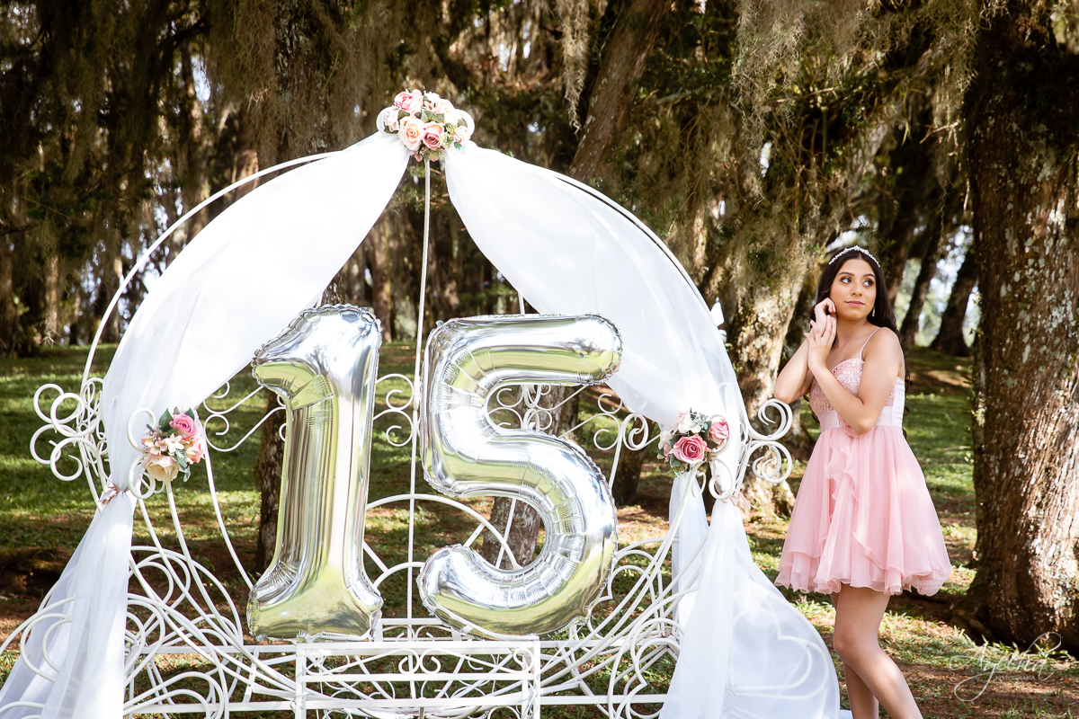 Ensaio 15 anos; Meus 15 anos; Debutantes Curitiba; Vestidos de debutante; Ensaio romântico; Chácara fotográfica; Fotografa de debutante; Debutante; Fotografa Curitiba; Inspirações 15 anos; Chácara Ienkot; Carruagem 15 anos; Balões personalizados 15 anos;