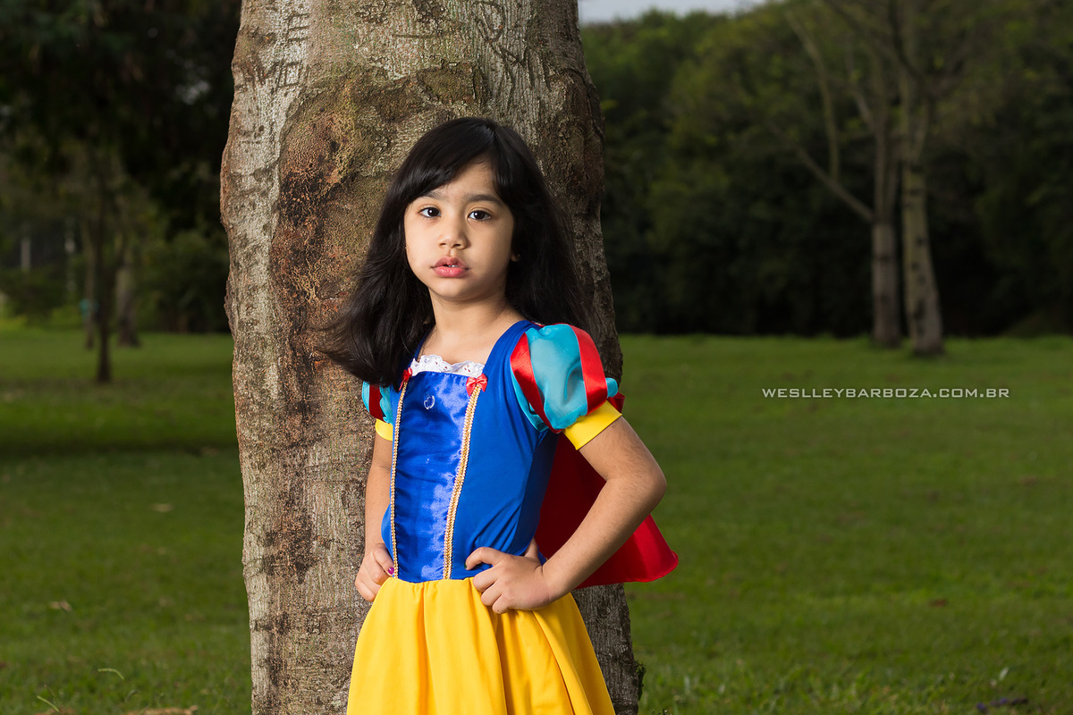 branca de neve modelo infantil