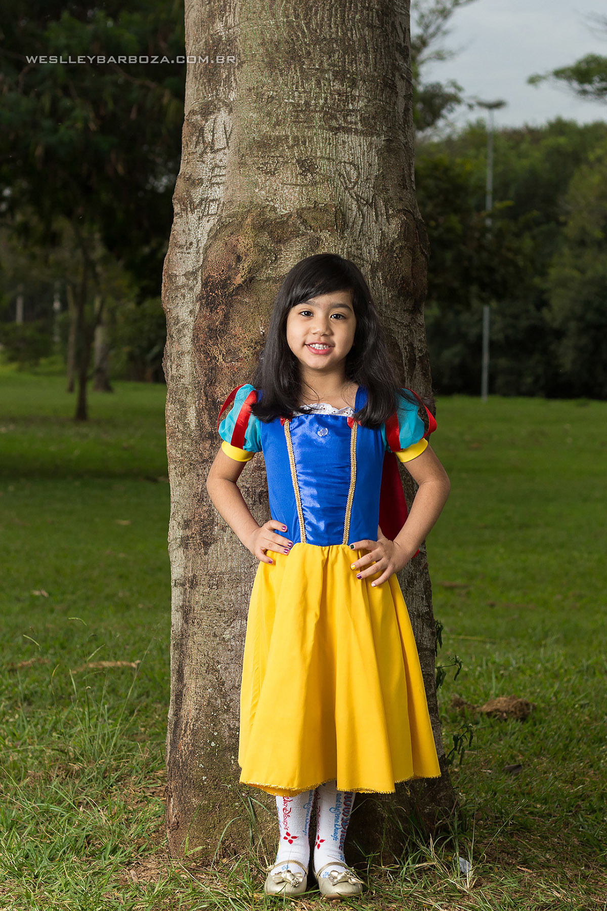 branca de neve pose parque