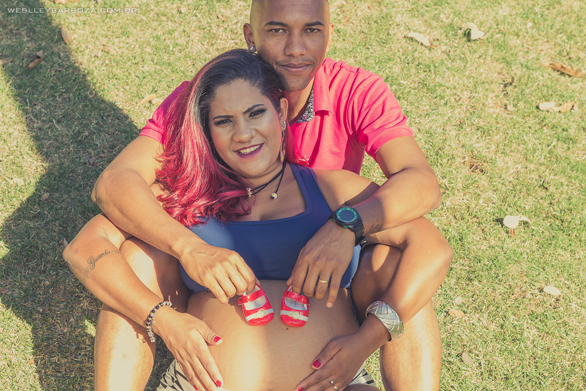 gestante casal grama