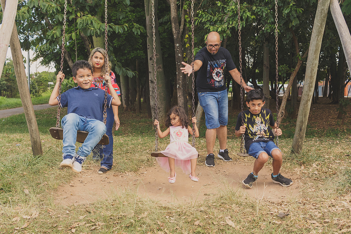 ensaio familia balanço